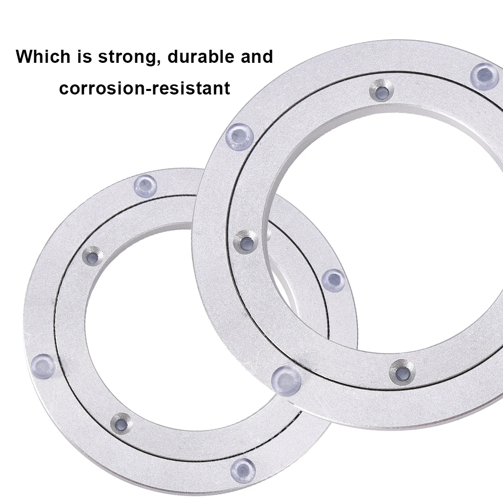 Вращающийся подшипник поворотная пластина круглый стол гладкая с универсальным