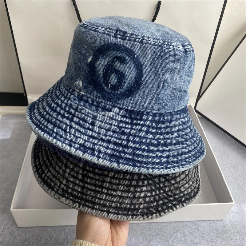

Spring Autumn New PatternFashion and Simplicity Retro Washed Fisherman's Hat Unisex Versatile Cowboy Hat Basin Cap M6