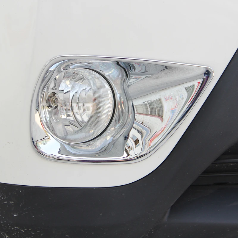 Автомобильная Передняя хромированная противотуманная фара декоративная крышка