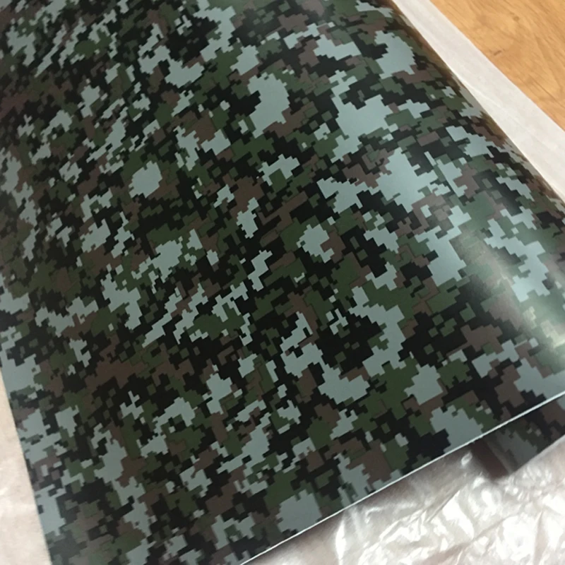 Цифровая камуфляжная Виниловая Пленка премиум класса с изображением леса