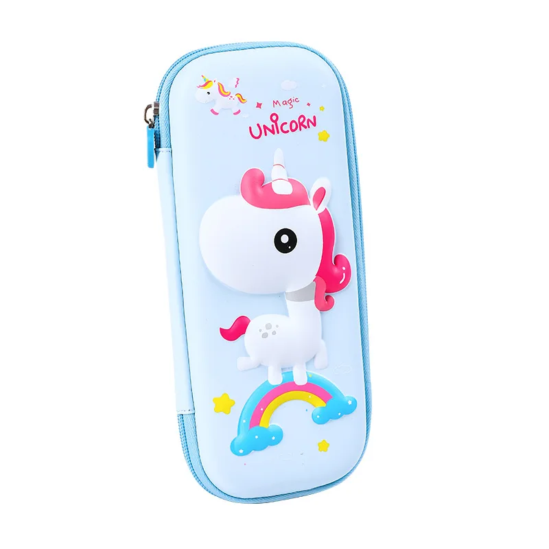 

New EVA Pen Case 3D Pencil Box Kawaii Cartoon Design Stationery Holder for Boy Girl School Supplies Rulers Pouch Gift Organizer