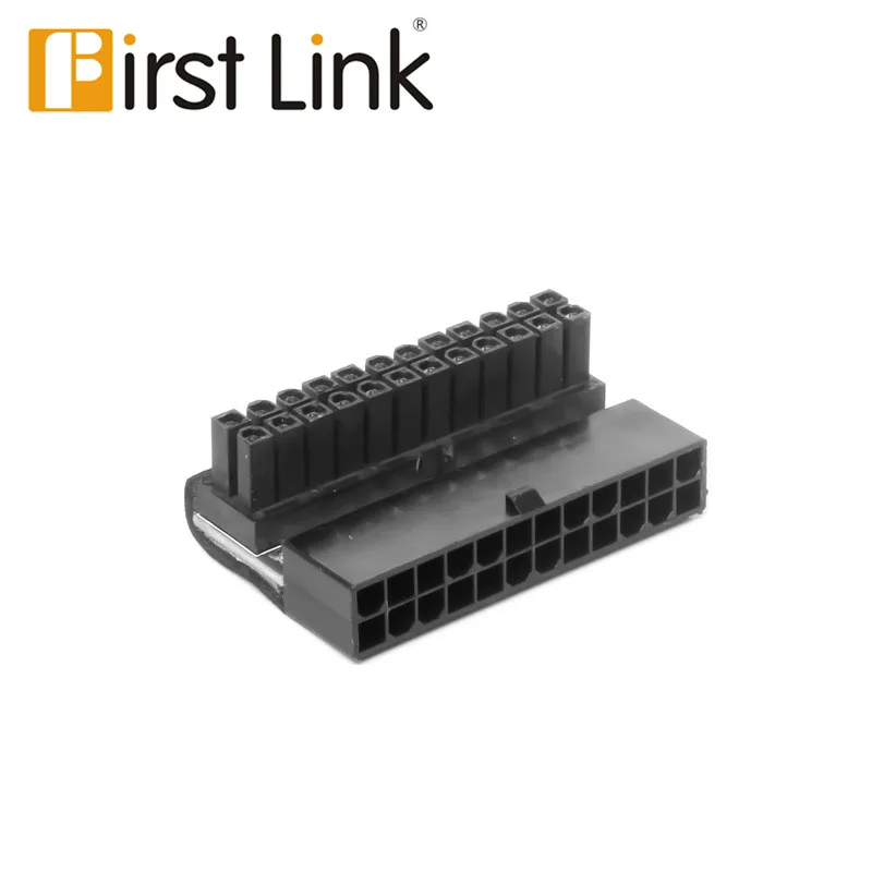 ATX 24Pin 90 градусов 24-контактный к 24-контактному адаптеру питания разъемы для