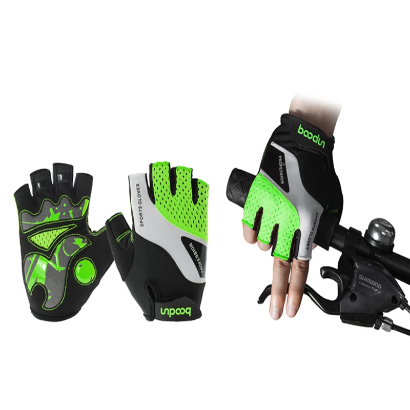 Велосипедные Нескользящие перчатки с защитой от пота для мужчин и женщин дышащие