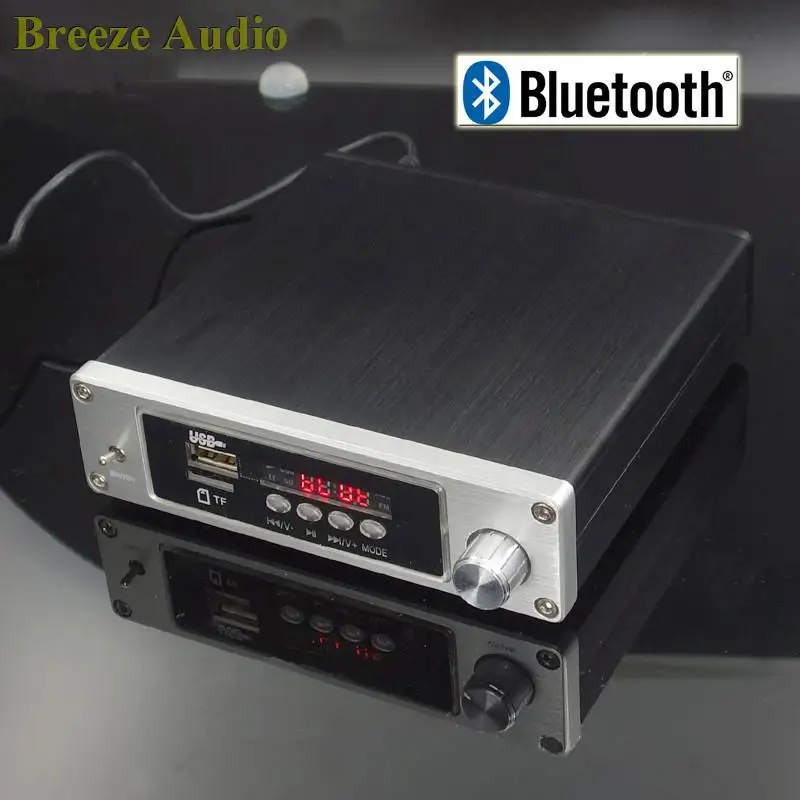 Аудио плеер Breeze 100 Вт * 2 MP3 Bluetooth TPA3116D2 усилитель HiFi DAC hifi аудиоплеер SD TF карта USB
