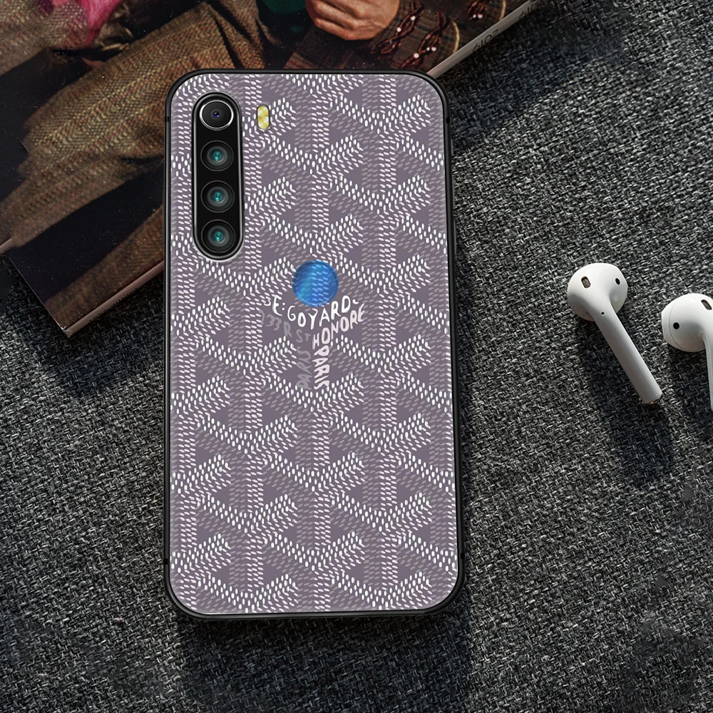 

Goyard Design Phone Case Cover Hull For XIAOMI Redmi 7 7a 8 8a 9 10X NOTE 6 7 7s 8 8t 9 9s Pro Max black Prime 3D Hoesjes Luxury