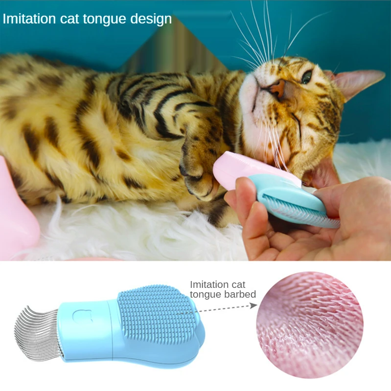 

Собак расческа товары для животных Кошки для завивки волос устройства собак щетка для волос расчесывание специальная щетка для удаления ше...