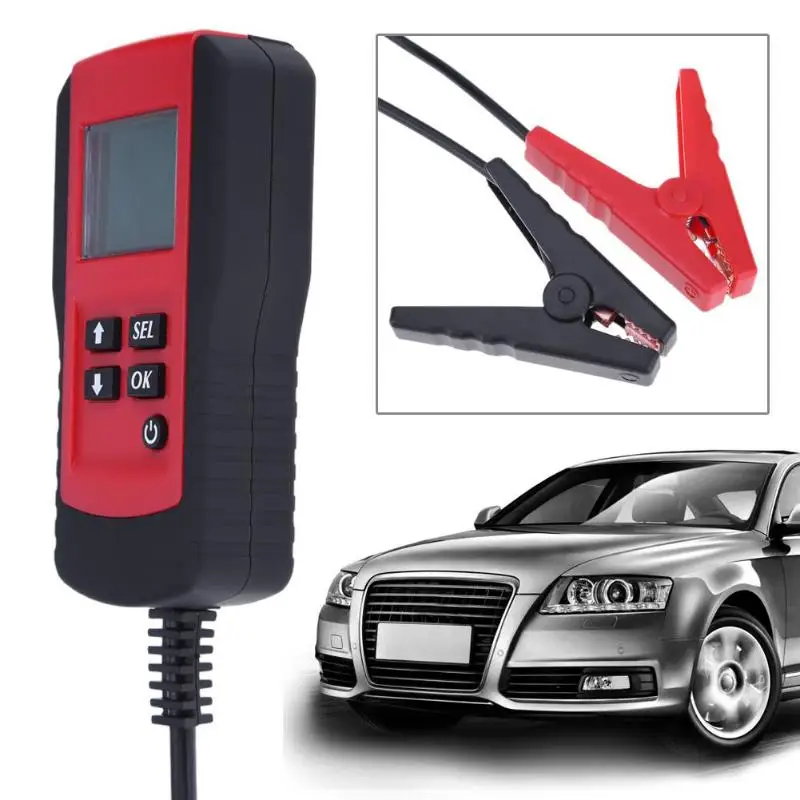 

12V AE300 Motorcycles Battery Capacitance Batteries Load Tester Digital LCD Display Diagnostic Tool for Motor Automobiles