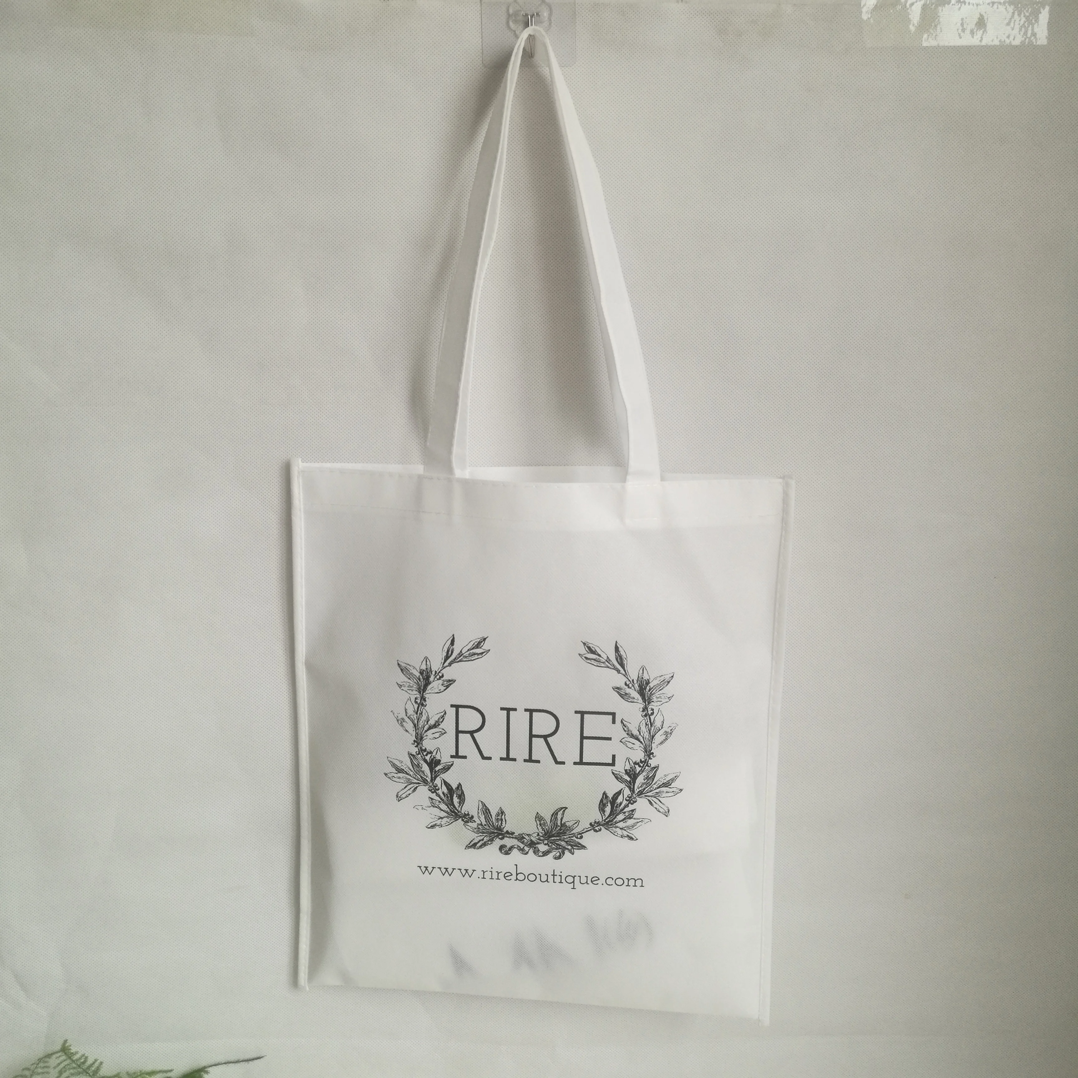 Оптовая продажа 500 шт/партия тканевые нетканые сумки с индивидуальным логотипом