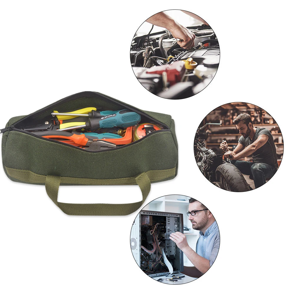 

Multi-purpose Canvas Tool Pouch Screwdriver Pliers Repair Hand Tools Organizer Case Portable Instrument Tote Bag dropshipping#38
