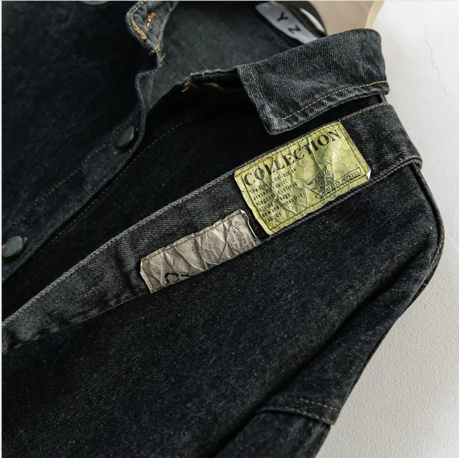 

2020 autumn new design Vintage Casual denim jacket