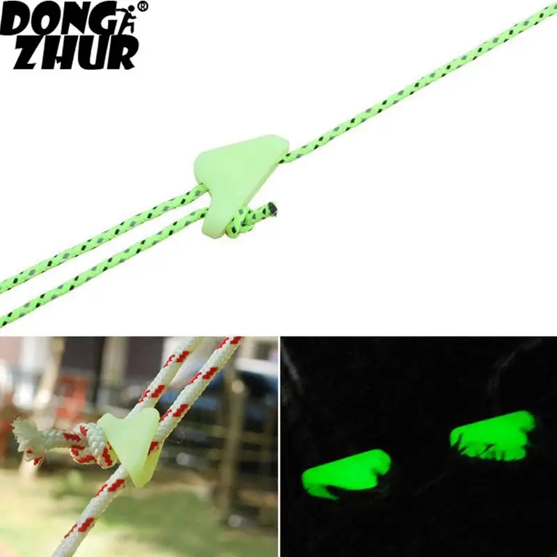 Профессиональный 1 шт. фосфоресцирующий замок для кемпинга шнур веревка