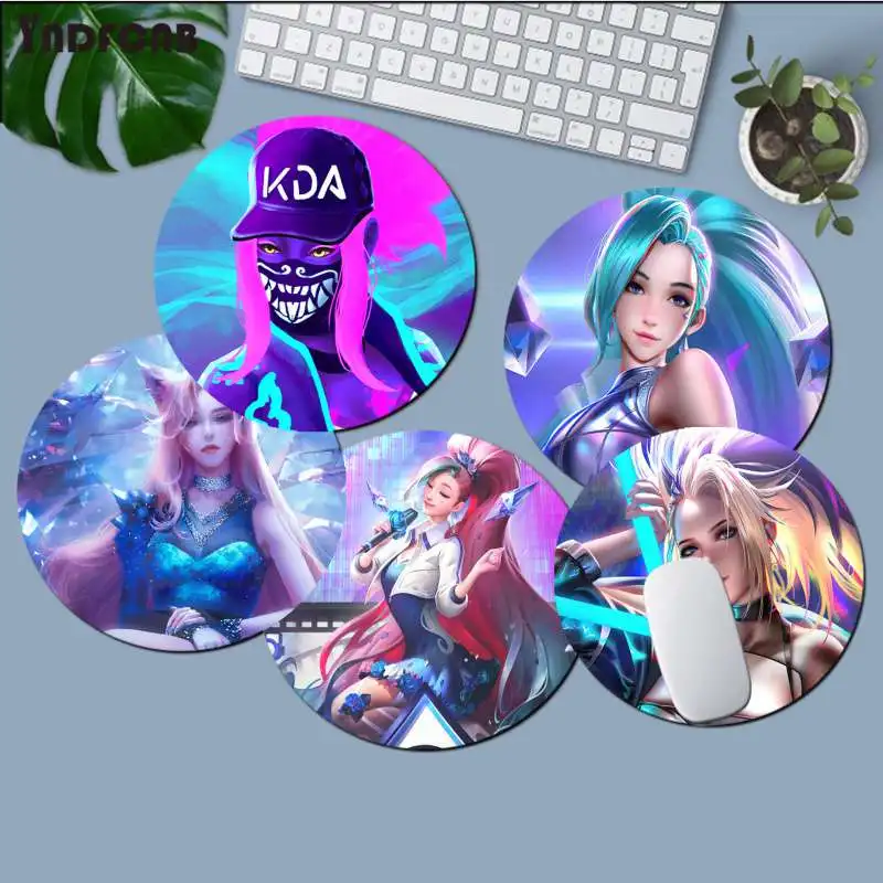 

Винтажный классный уникальный настольный коврик YNDFCNB LOL KDA, игровой коврик для мыши, игровой коврик для мыши, коврик для ПК, ноутбука, ноутбук...