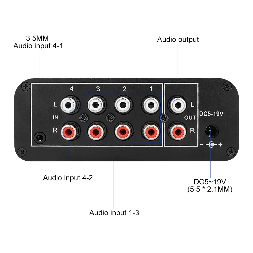 Многоканальный аудиомикшер AIYIMA ревербератор источника звука независимое
