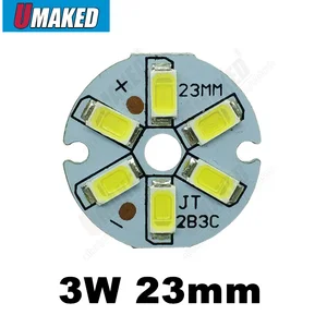 3 Вт 23 мм светодиодный PCB с smd5730 чипы устанавливать светодиодный, алюминиевая ручка с пластинчатым основанием для лампы светильник, светодиодный потолочный светильник, светодиодный лампы