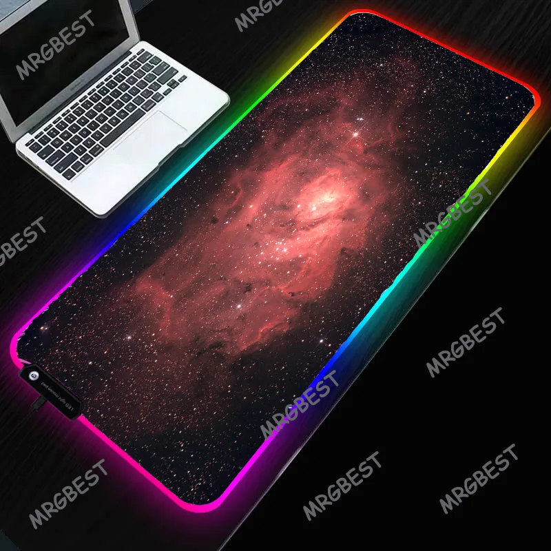 Игровой коврик для мыши геймер ПК ноутбук RGB большие коврики XXL большой