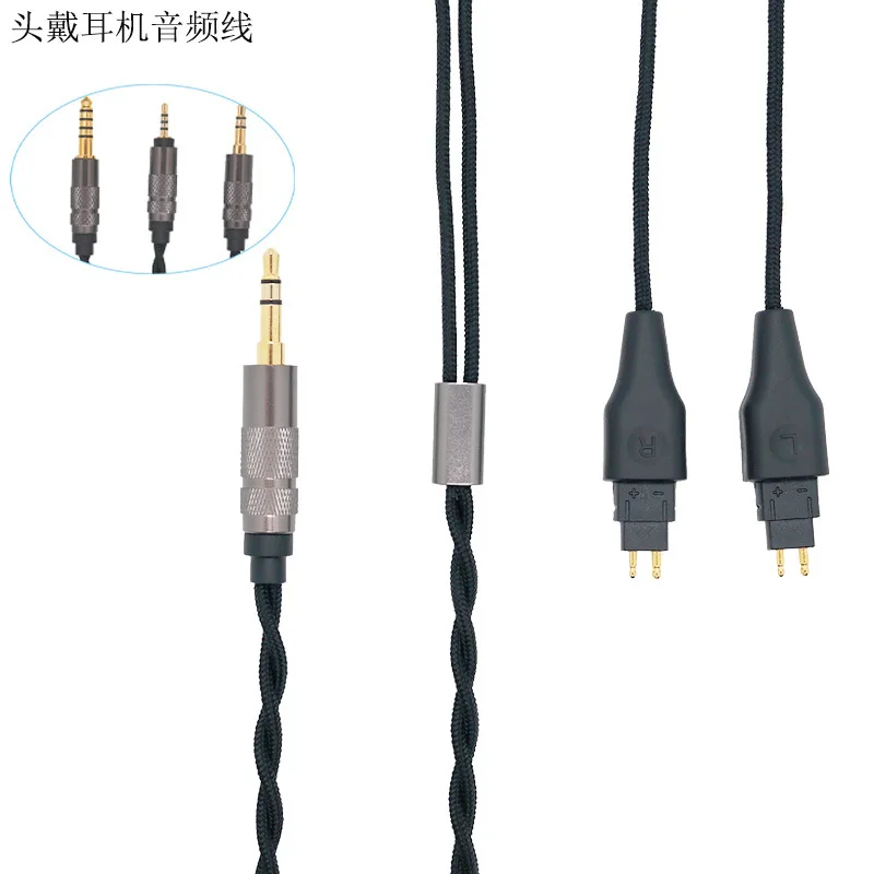 

Headphone Cable 2.5 4.4 Balance Cable for Sennheiser HD580 HD600 HD650 HD660s Audio Cable 120CM