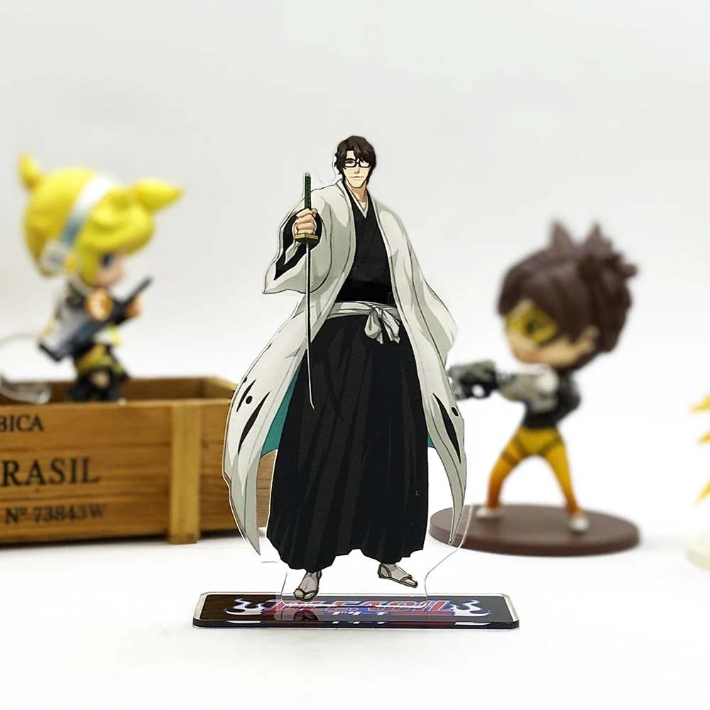Блич Aizen Sousuke фигурка на акриловой подставке модель пластина Держатель торт