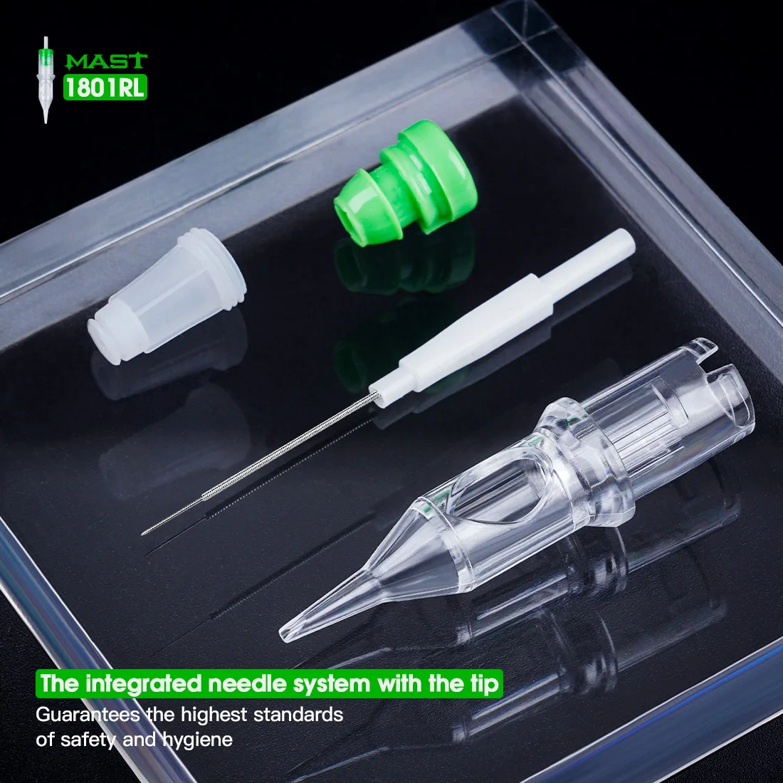 20 штук стерильные круглый вкладыш пму картридж иглы татуировки для