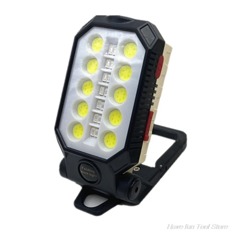 

Folding Repair LED Worklight Auto Repair Lamp Portable Rechargeable Inspection Work Light Multipurpose Emergency Light M06 21