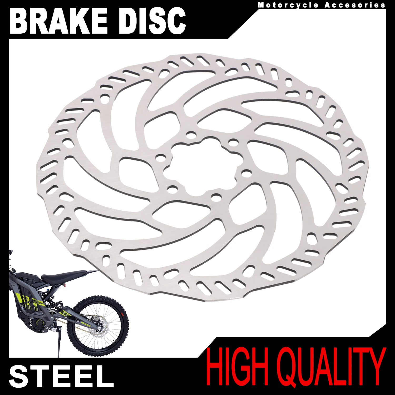 

​For Sur-Ron Steel Motorcycle Accessories Rear Brake Disc