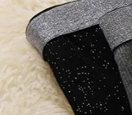 Новинка, модные осенне-зимние женские Стрейчевые штаны с высокой талией, женские повседневные яркие шелковые леггинсы, узкие брюки - Цвет: Темно-серый