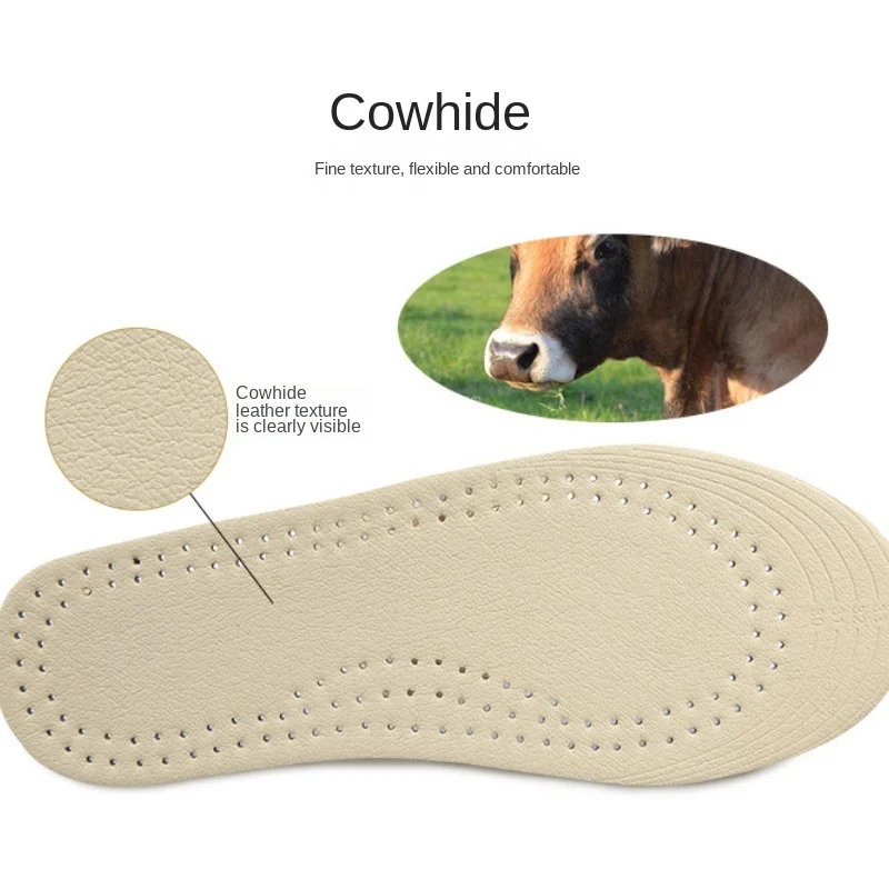 

Children Sports Cowhidev Insole Kids Foot Care Insert Cuttable Size Soft Cloth Breathable Antiskid Shoes Pad Shoe Accessories