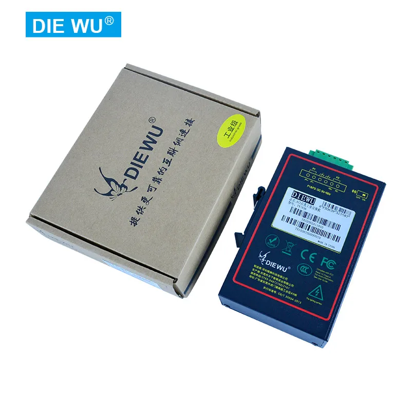 

TXI036 8 Ports Industrial Ethernet Switch 10/100Mbps Network Switch DIN Rail Type Network Lan adapter VLAN Signal Strengthen