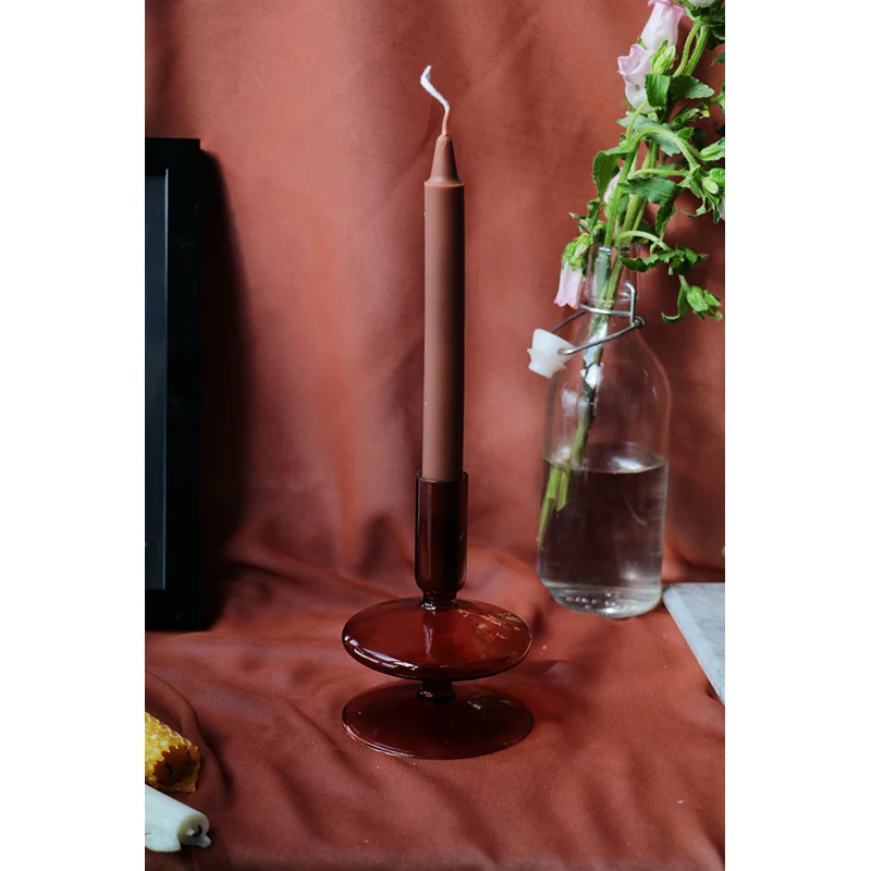 Стеклянная ваза свадебный подсвечник для цветов декоративная центральный