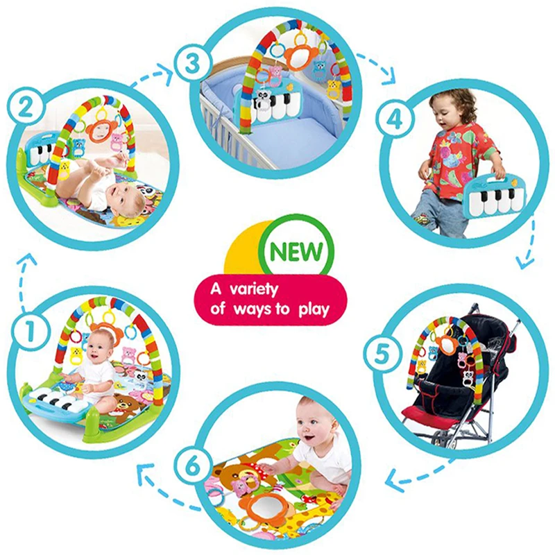 26 стилей клавиатура детский игровой коврик стойка для нот Детский ковер