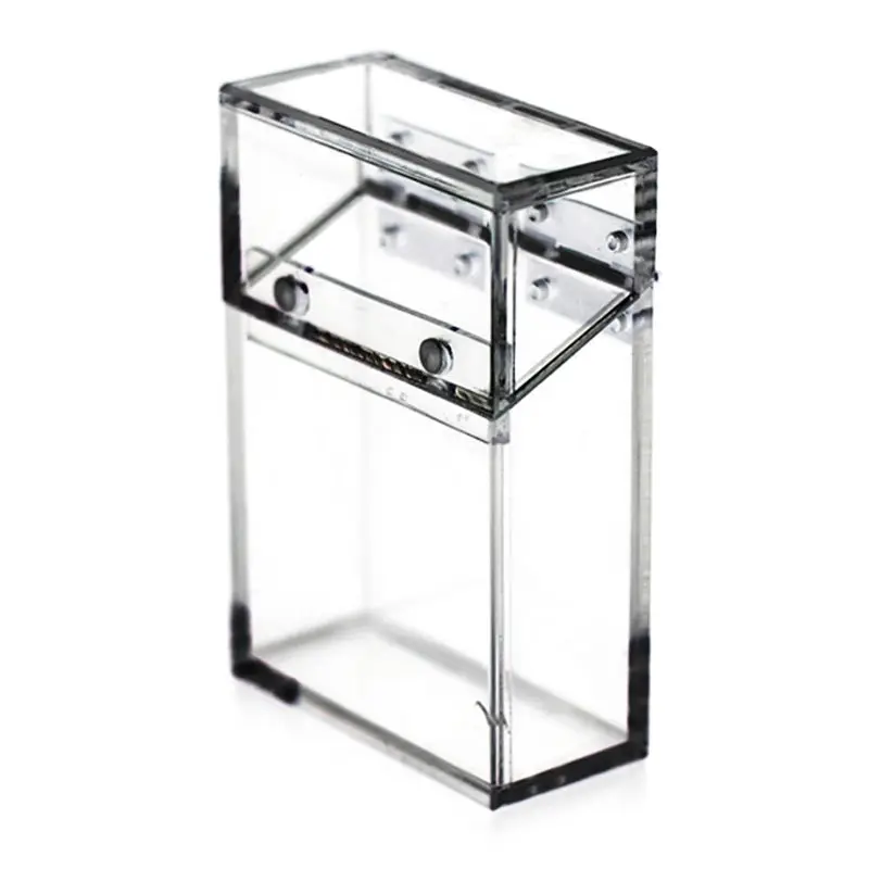 

Transparent Acrylic Cigarette pocket Box glitter Transparent cigarette organizer P15F