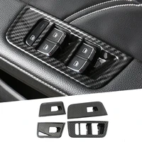 for mg 6 2018 2019 car interior carbon fiber window control switch panel auto sticker decor covers styling accessaries