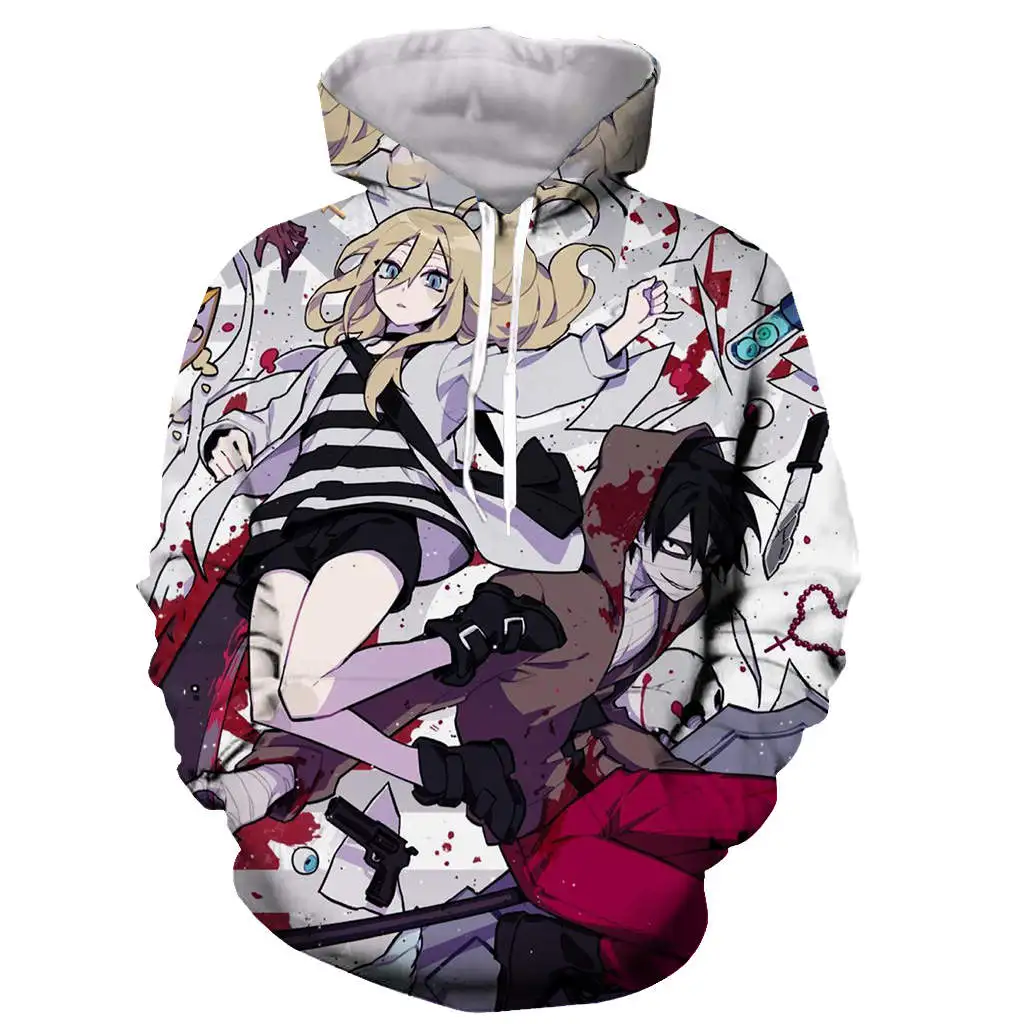 

Angels of Death 3D printed men women hooded hoodie fashion graphic hoodie casual streetwear pullover hoodie