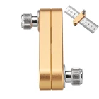 Линейка из алюминиевого сплава, позиционирующий блок сделай сам для деревообработки, чертежной, маркировочной линейки, обозначение яркости для линейки шириной 0-30 мм