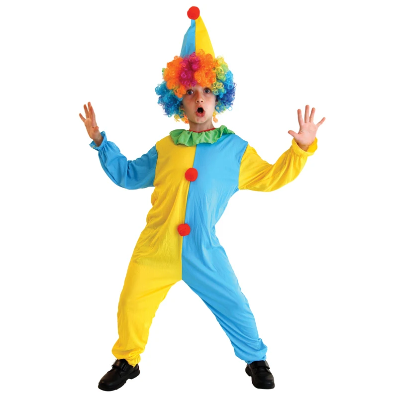 

bluey fantasia infantil cosplay costume boy clown suit high quality factory wholesale polyester material boy costume