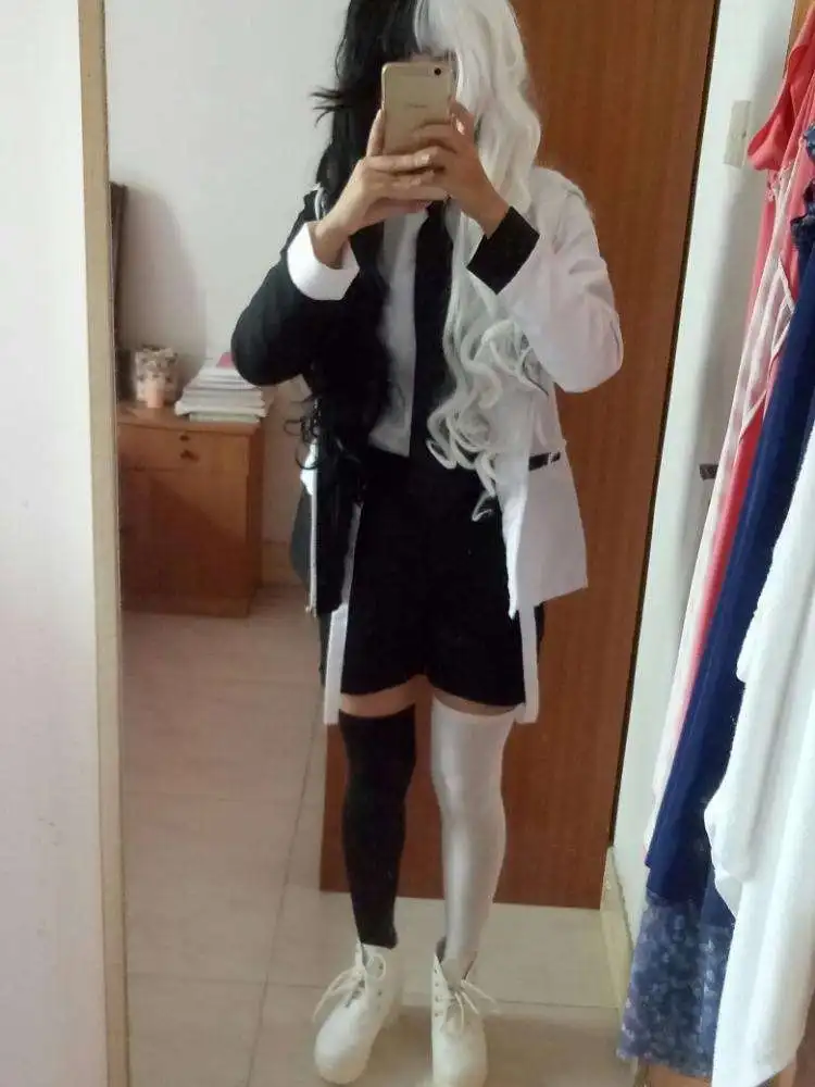 Аниме ganganronpa monokuma костюм Косплэй форма для вечеринки Хэллоуина полный костюм