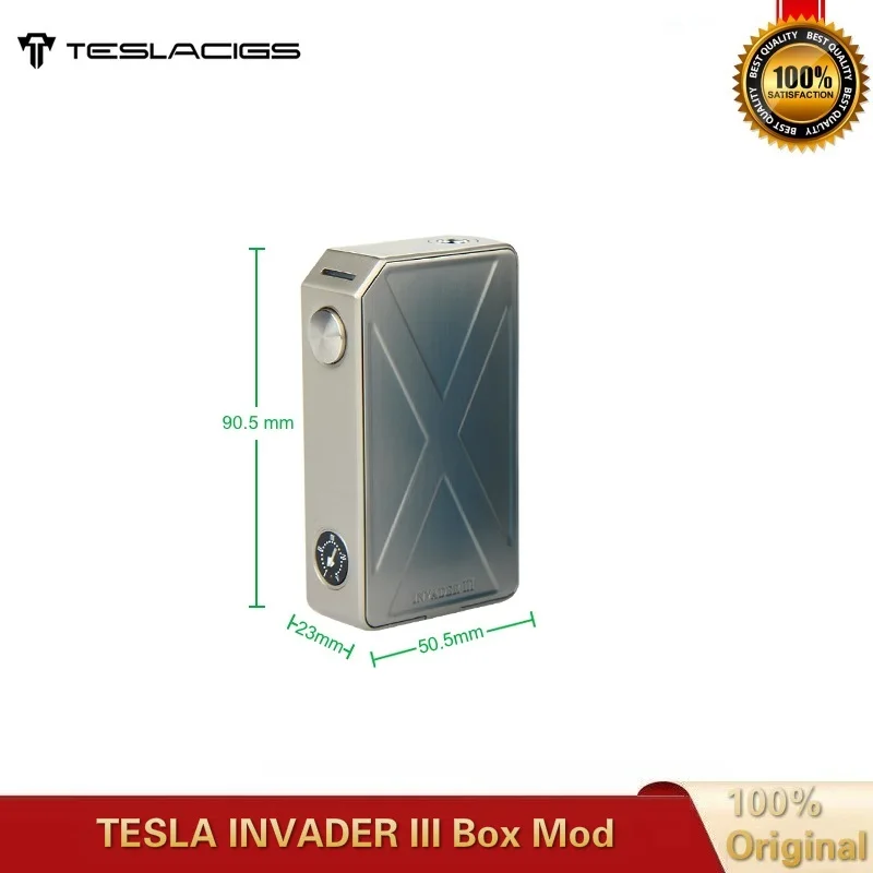 Электронная сигарета 100% оригинал Tesla Invader 3 коробка мод 240 Вт Питание от двух