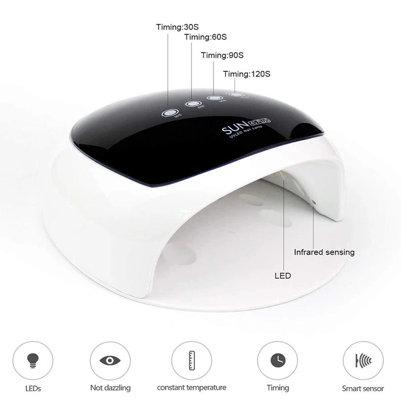 Электрическая сушильная машина для ногтей 52 Вт с УФ-лампой СВЕТОДИОДНЫЙ Прибор