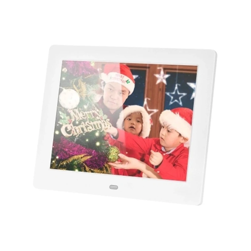 8 Inch Digital Photo Frame LED Screen Simple Eletronic Picture Album Support 2.4G Wireless Remote Control Clock Music Vide | Электроника