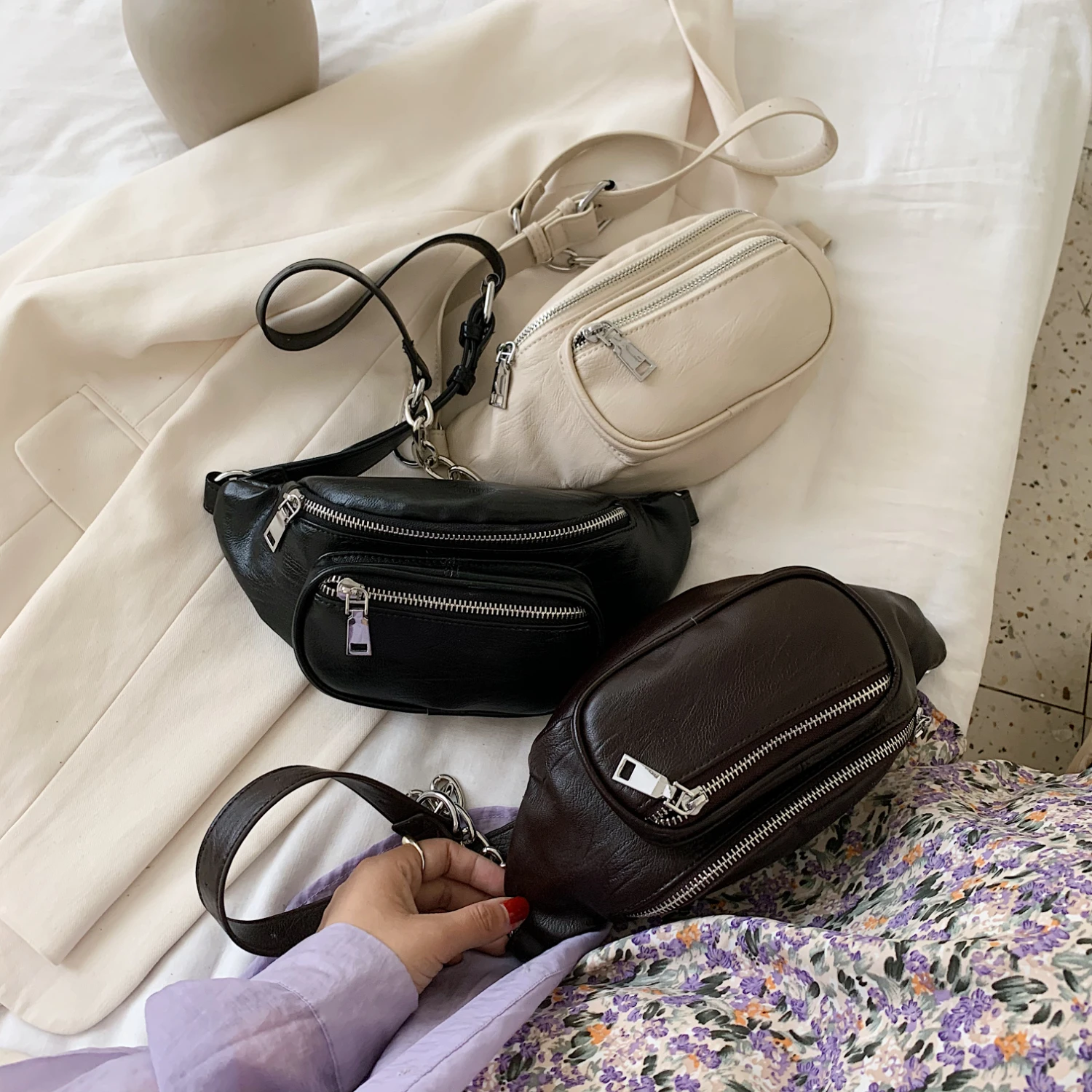 

New Small Simple Crossbody Bags For Women 2021 Solid Color Shoulder Messenger Bag Female Fashion Handbags Sac