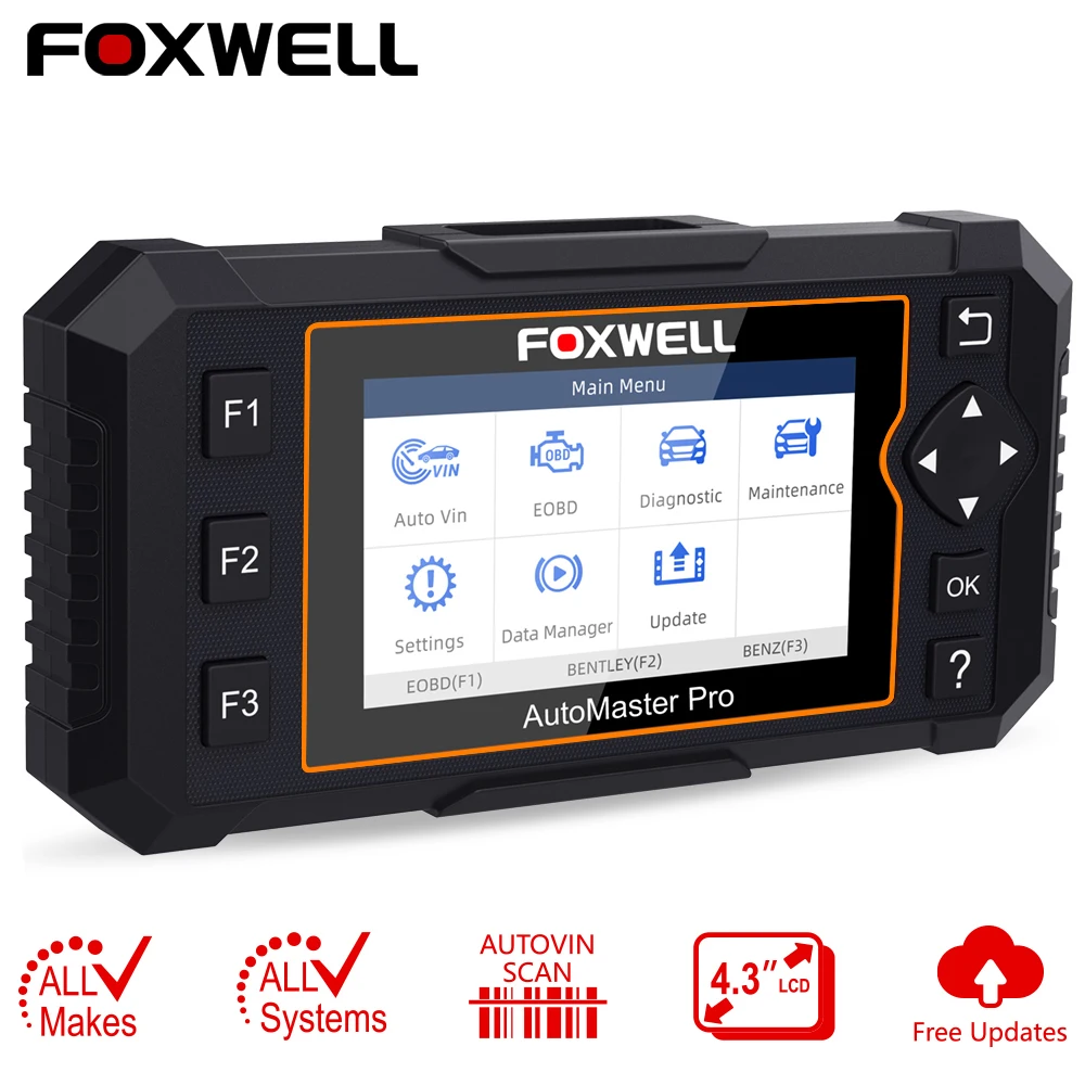 

FOXWELL NT624 Elite EOBD Auto Scanner Full System Code Reader EPB Oil Reset OBD 2 Automotive Scanner OBD2 Car Diagnostic Tool