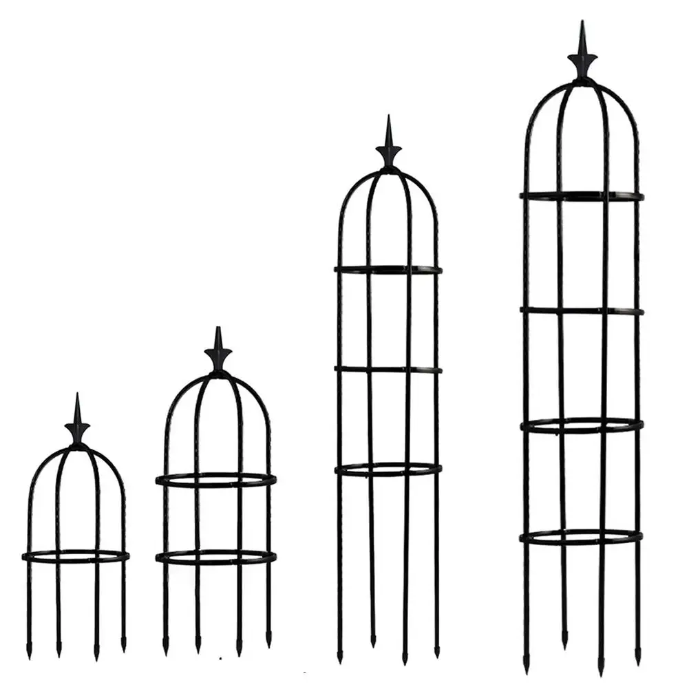 

Obelisk Plant Climbing Plant Vine Rack Garden Plant Climbing Trellis Spliced Steel Flower Frame Stand Plant Potted Support Frame