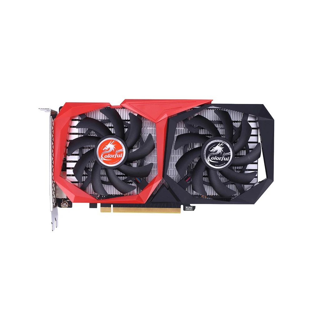 Красочная видеокарта GeForce GTX 1650 NB 4G GDDR5 4G DP+ HDMI+ DVI, игровая графическая карта для компьютерных игр