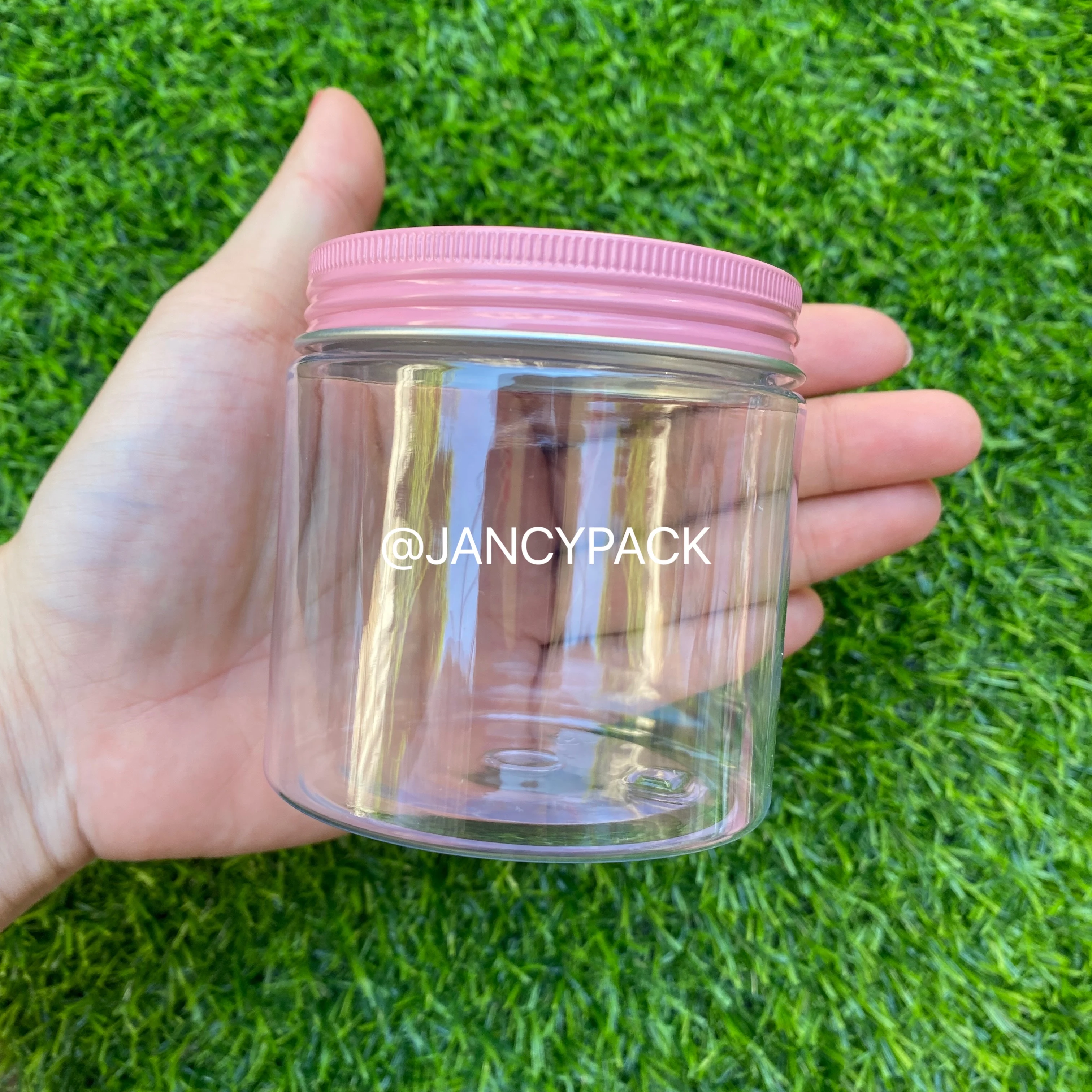 10PCS/30PCS 50g-250g Clear Plastic Jar And Lids Empty Containers Aluminum Cap Cosmetic Tin Pot Lip Balm Oil Wax Container | Красота и