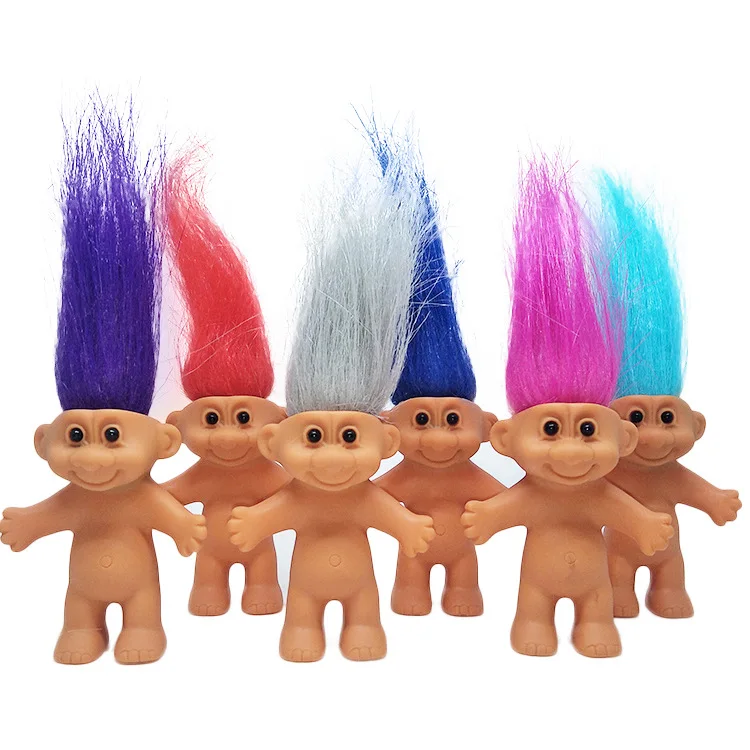 

Hot selling Indian baby ugly baby Troll Doll Magic Hair elf nostalgic toy doll