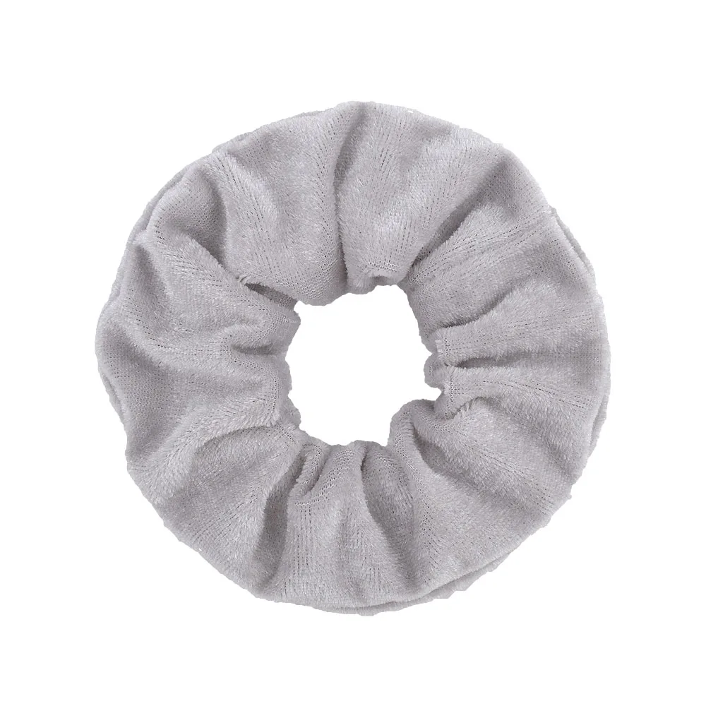 Модная эластичная бархатная резинка для волос разноцветная Женская заколка