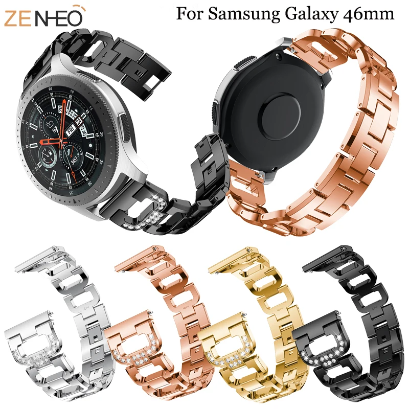 Браслет металлический из нержавеющей стали для Samsung Galaxy Watch 46 мм|Ремешки часов| |