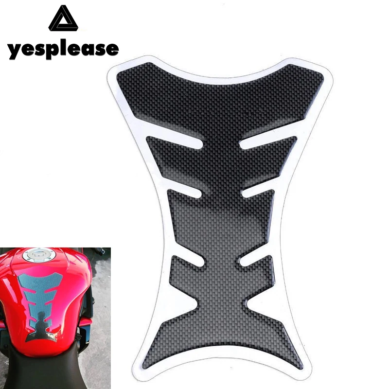 1 шт. защитная наклейка из углеродного волокна для бака универсальная мотоцикла