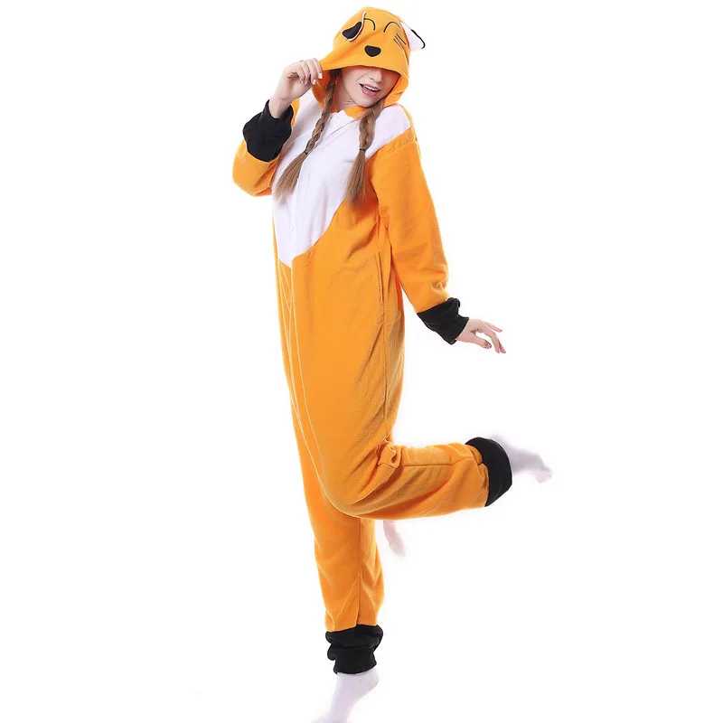 Флис с Лисом ником и зайкой Onesie для взрослых рисунками героев мультфильмов