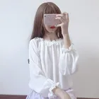 Кружевная рубашка в японском стиле 