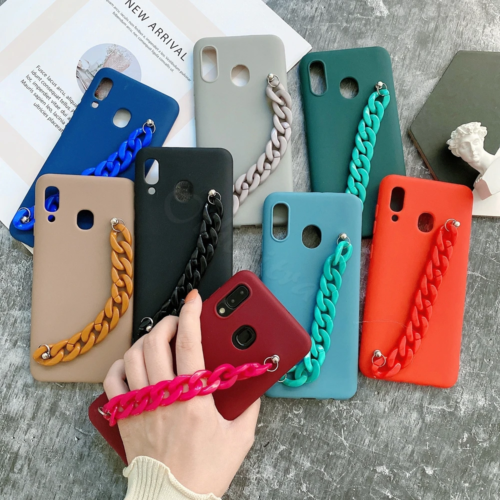 Чехол с браслетом на запястье для телефона Huawei P30 P20 Lite P40 Pro P10 Plus мягкий